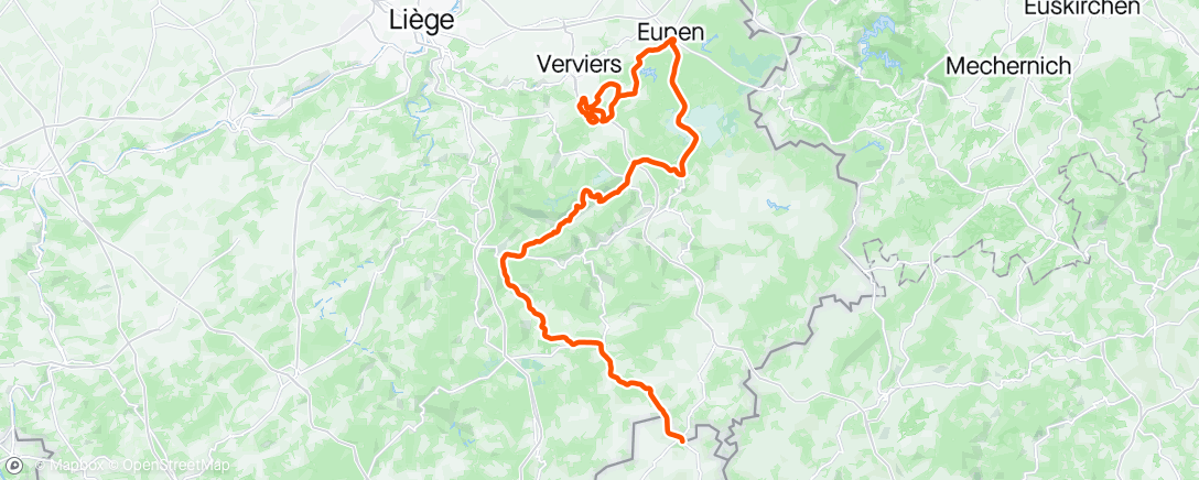 Mapa da atividade, Tryptique Ardennais stage 3