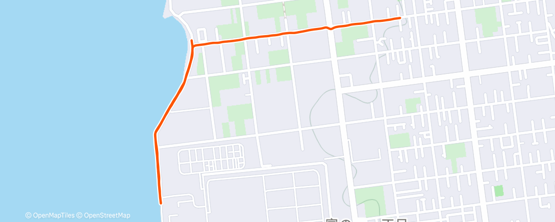 Карта физической активности (朝のランニング)