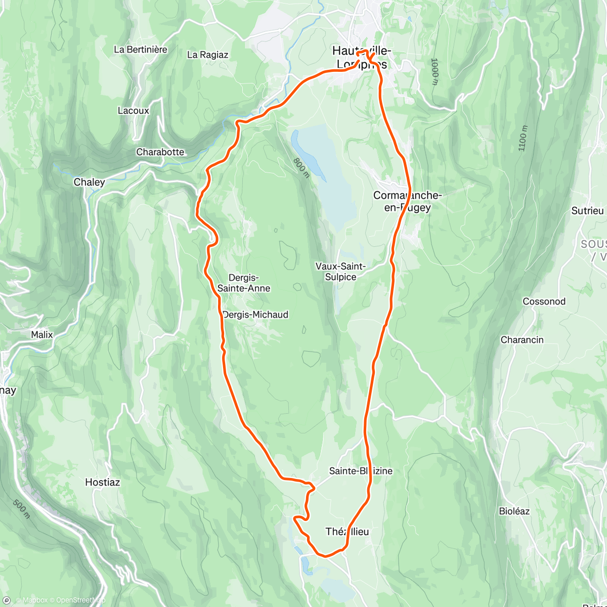 Map of the activity, Losfietsen op weer een nieuwe plek