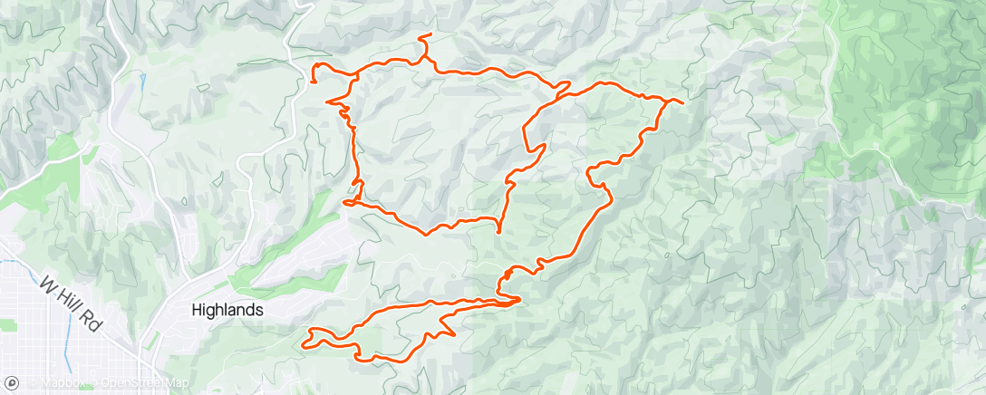 Map of the activity, Boise trails 🤤