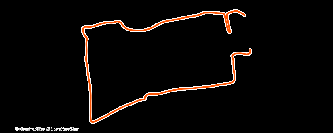 Map of the activity, Lauf am Nachmittag