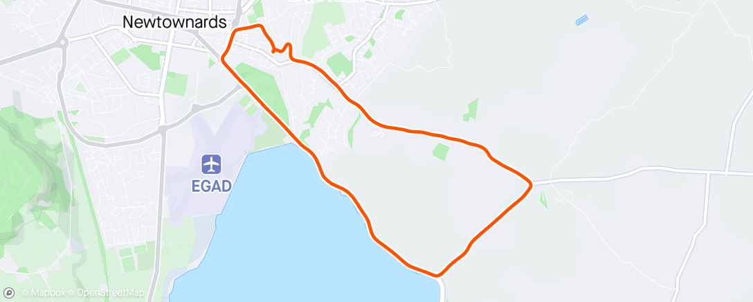 Map of the activity, Easy Miles