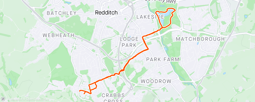 Map of the activity, Morning Run/walk with Ange💨🥵🏃🏼‍♀️