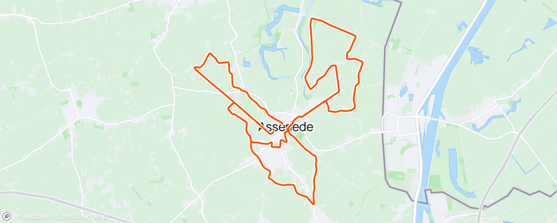 Map of the activity, Namiddagloop (Deel 2)