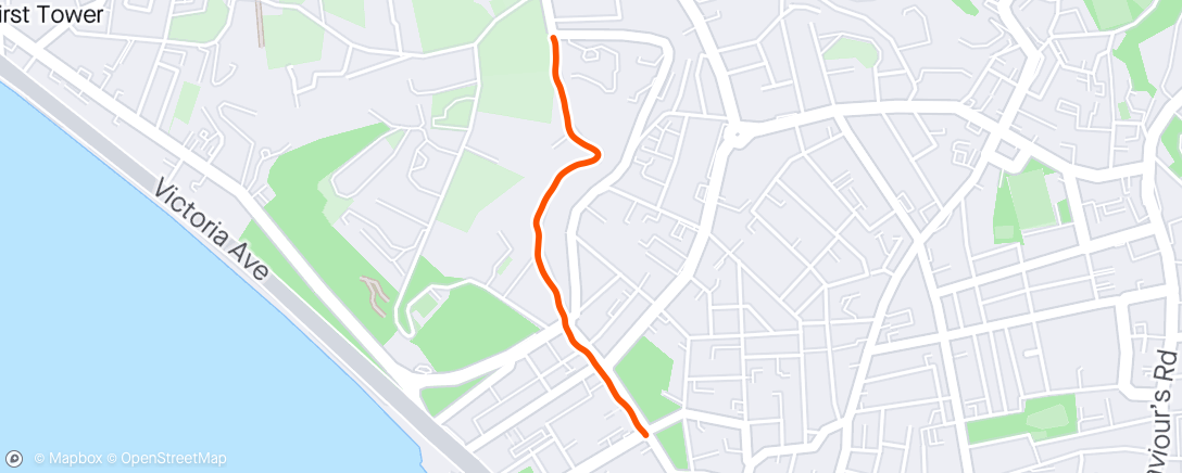 Map of the activity, Morning Walk ☀️