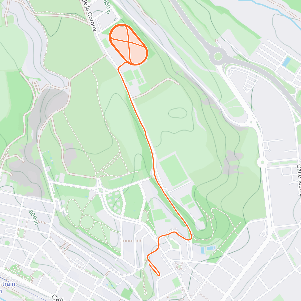 Map of the activity, Volviendo a trotar 20 días después 👍☺️