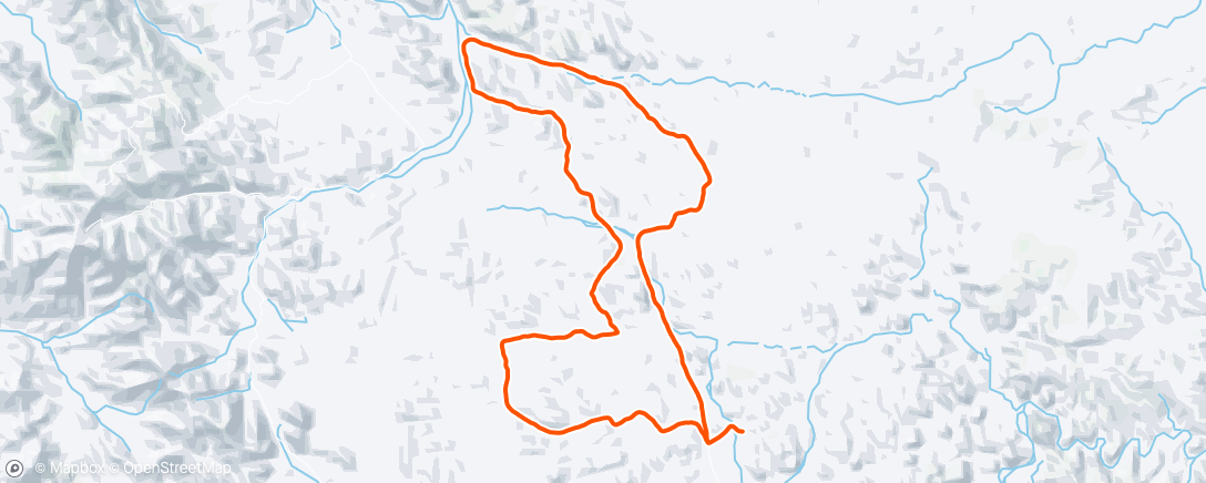 Map of the activity, Morning Mountain Bike Ride