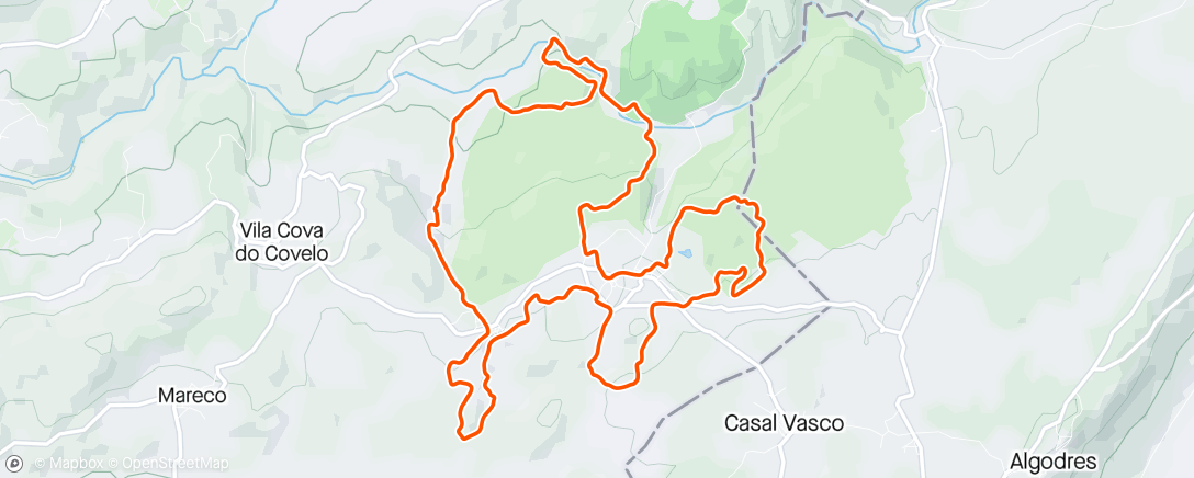 Mapa da atividade, Trail Das Antas 
3* geral
1* escalão