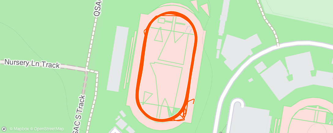 Map of the activity, Morning Run