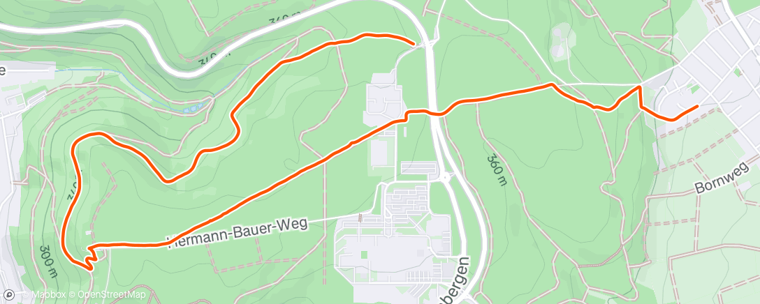 Map of the activity, Da fehlt eine halbe Stunde 🙈