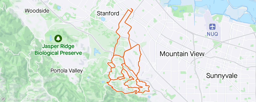 Map of the activity, Morning meander
