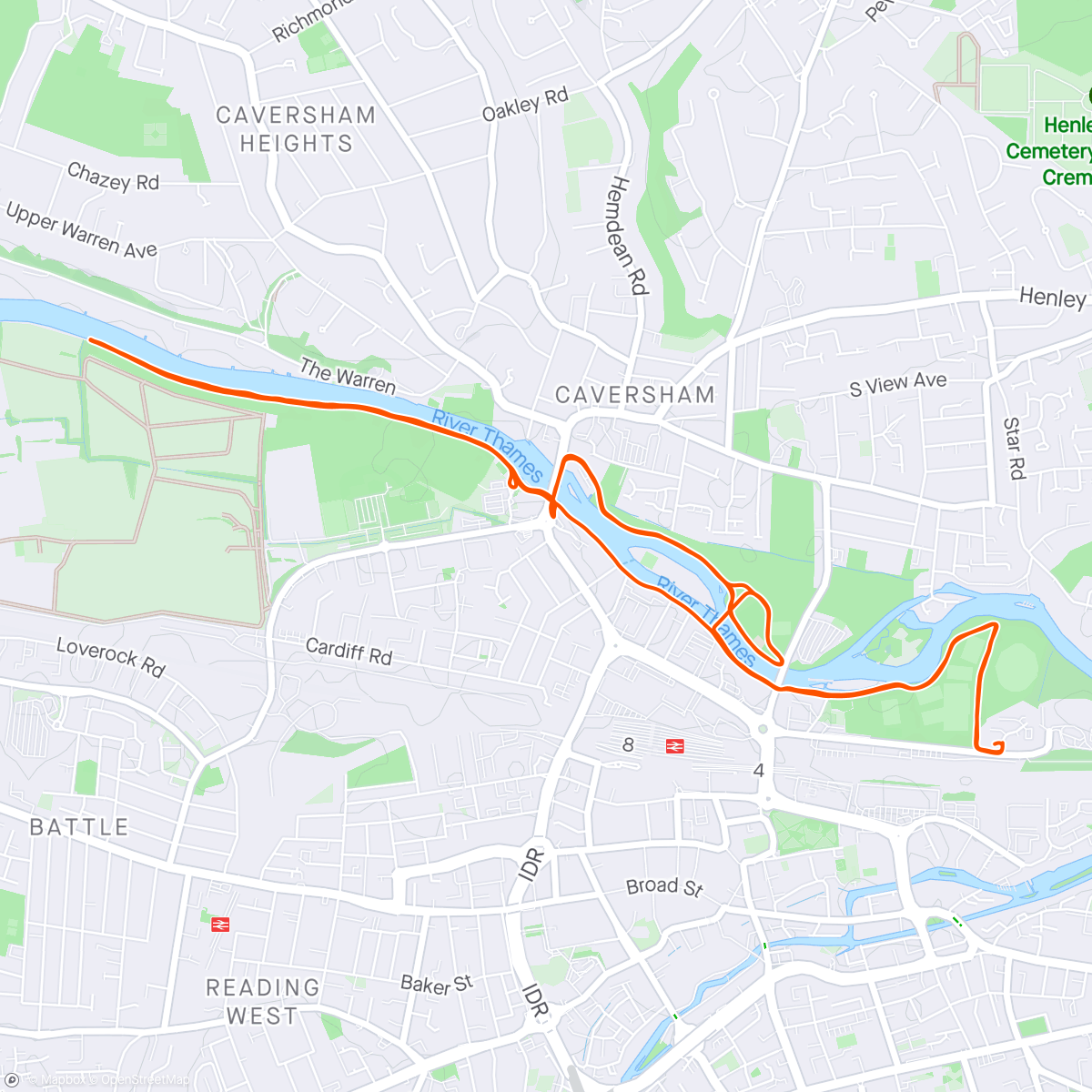 Map of the activity, 20's Tempo