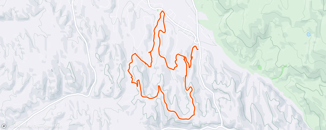 Map of the activity, Afternoon Mountain Bike Ride w/ Steph