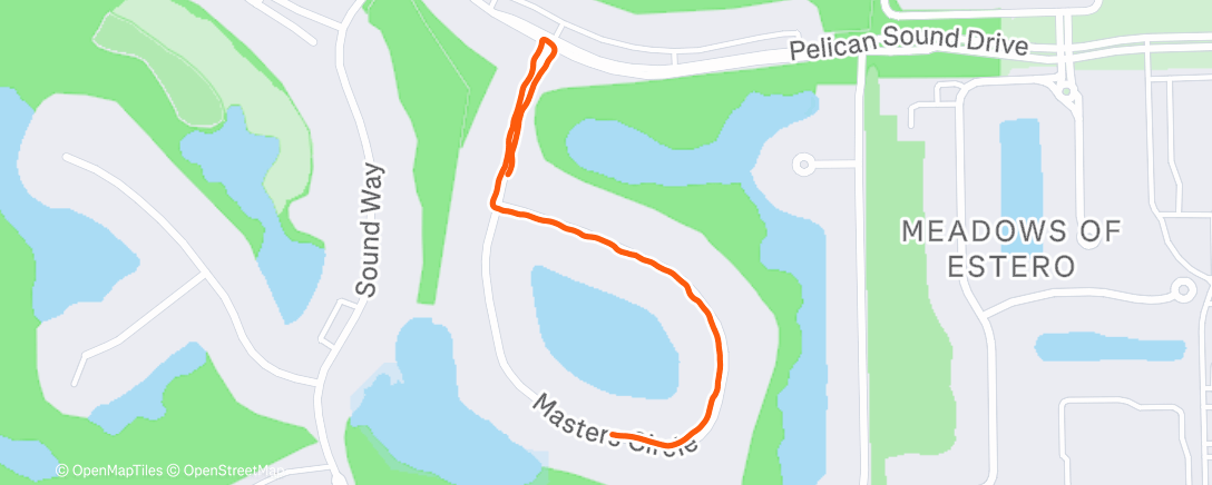 Map of the activity, Walk Break with Jenny