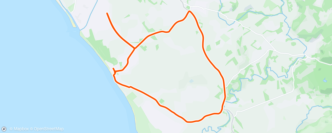 Map of the activity, Velo29 Coast to Coast pre ride