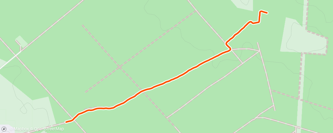 Map of the activity, Traillauf zur Mittagszeit