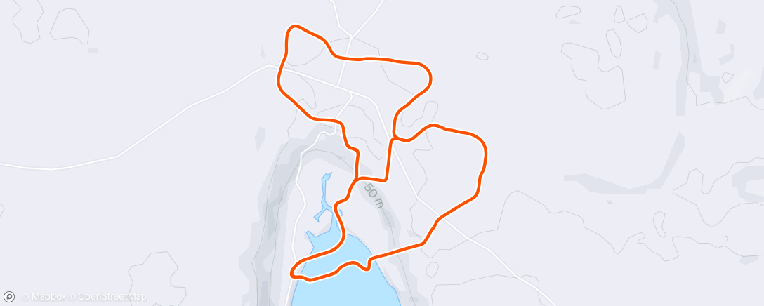 Map of the activity, Zwift - Ramp Test in Makuri Islands