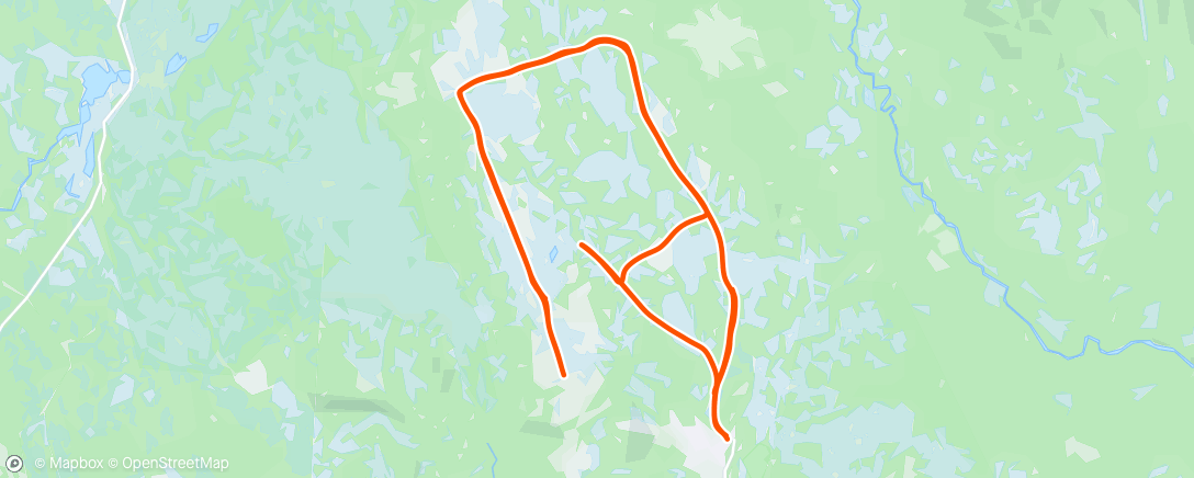 Map of the activity, Skøyteski