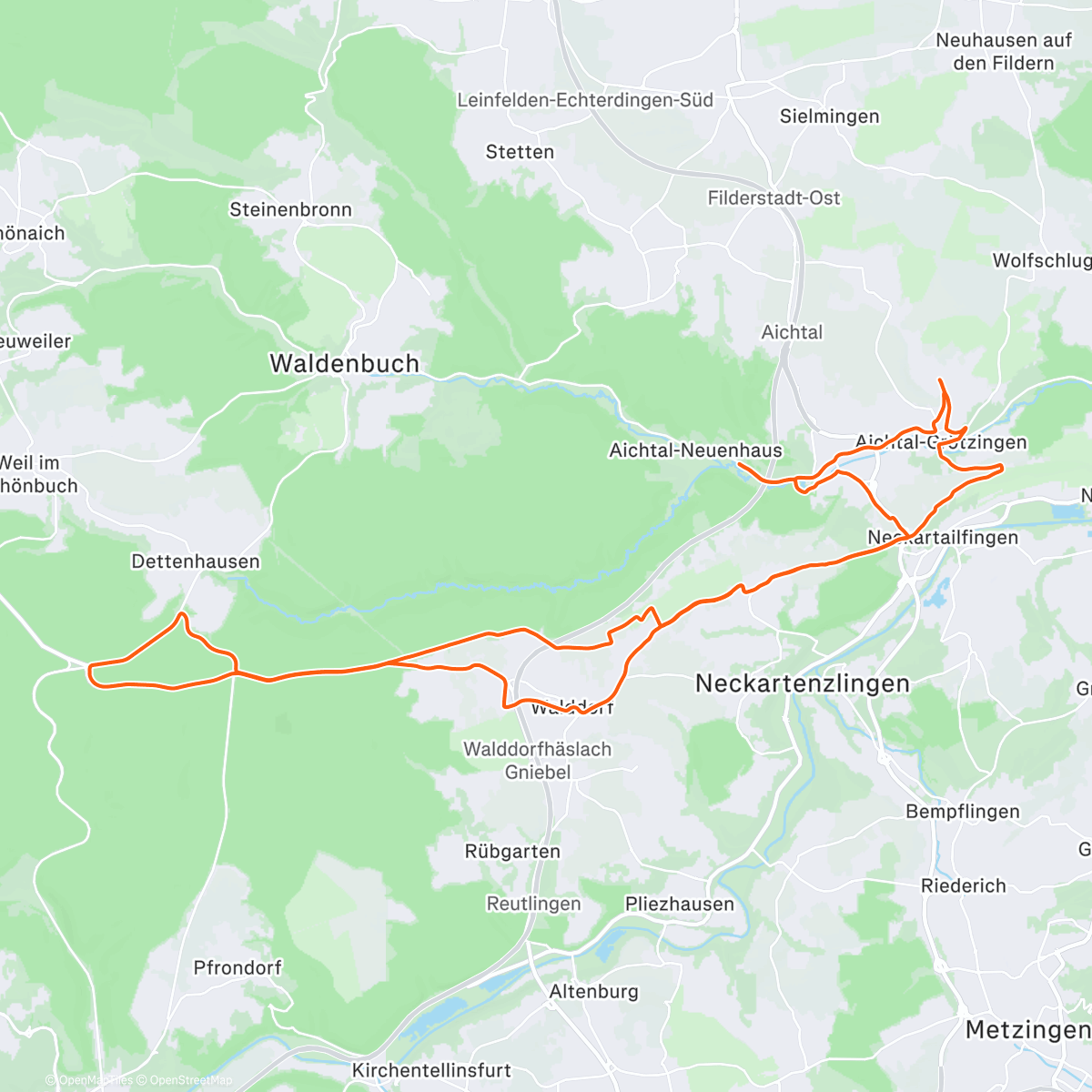 Карта физической активности (🚴‍♂️ Stabile Hochdrucklage... - ↗️530 Hm)