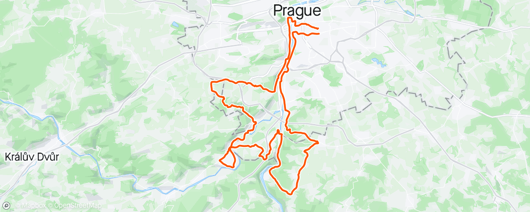 Map of the activity, Trainingsrunde