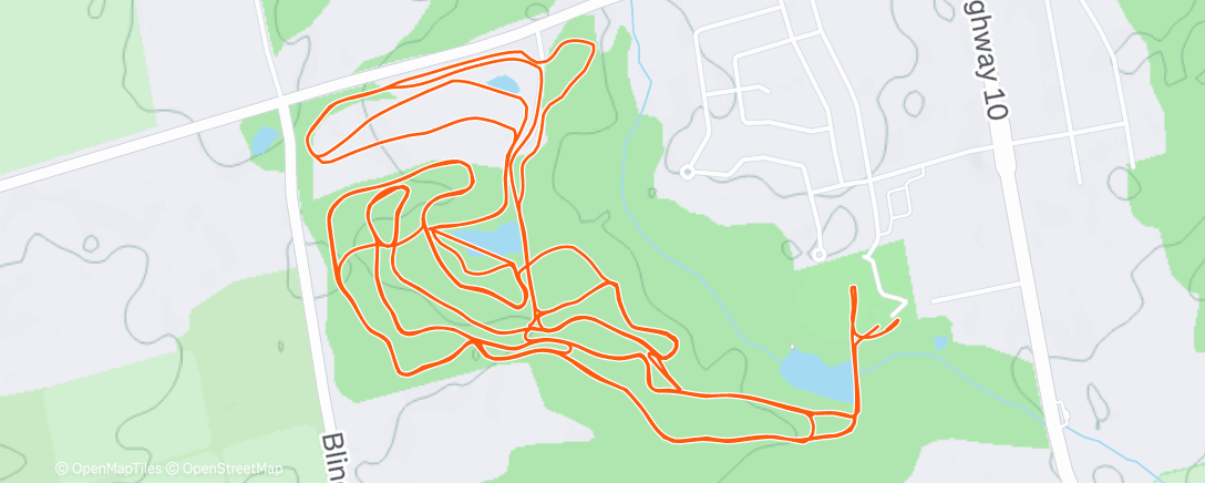 Map of the activity, I think I have mono