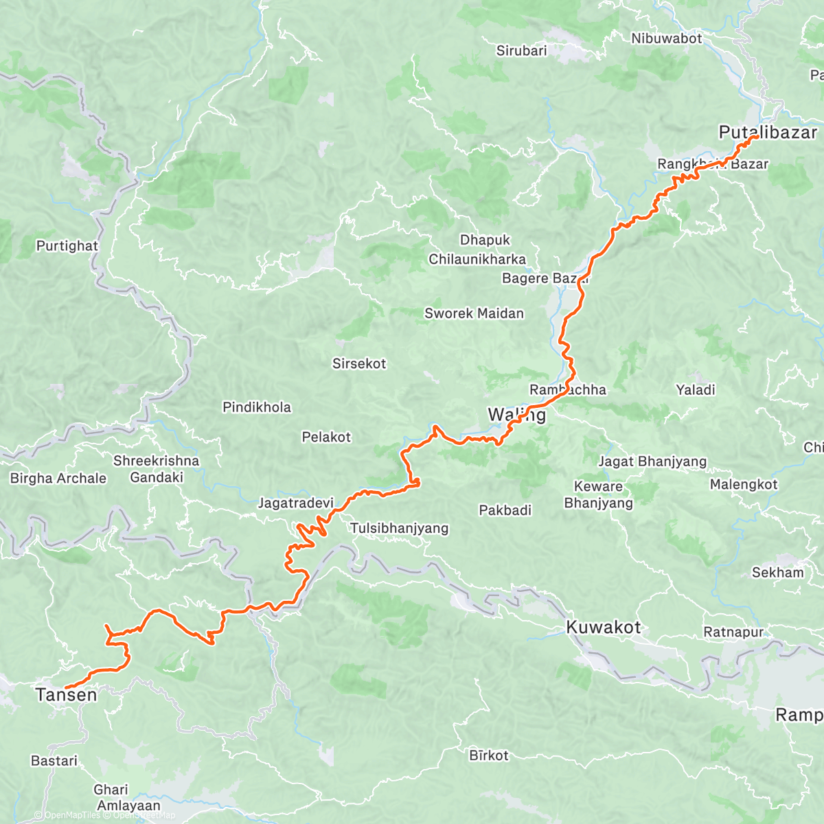 Map of the activity, Ochtendrit