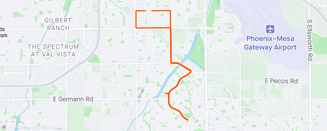 Map of the activity, The Calm before Tour De Scottsdale tomorrow