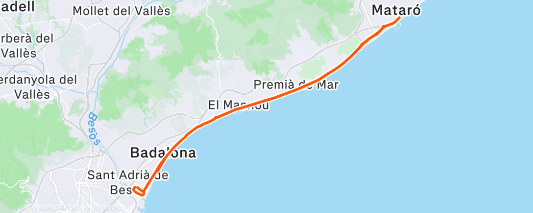 Map of the activity, Un Mataró