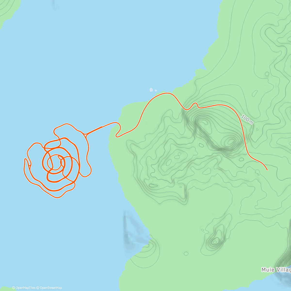 Map of the activity, Zwift - Whole Lotta Lava in Watopia