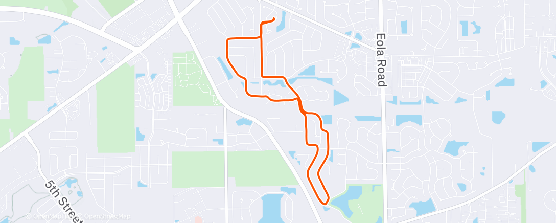 Карта физической активности (Afternoon Walk)