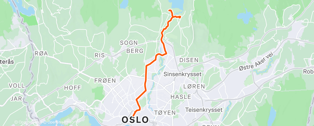 Mapa de la actividad (Afternoon Gravel Ride)