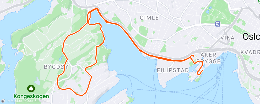 Map of the activity, Scalajogg - rolig
