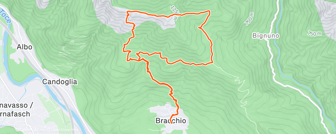 Map of the activity, Pompieri in gita 🚒⛰️