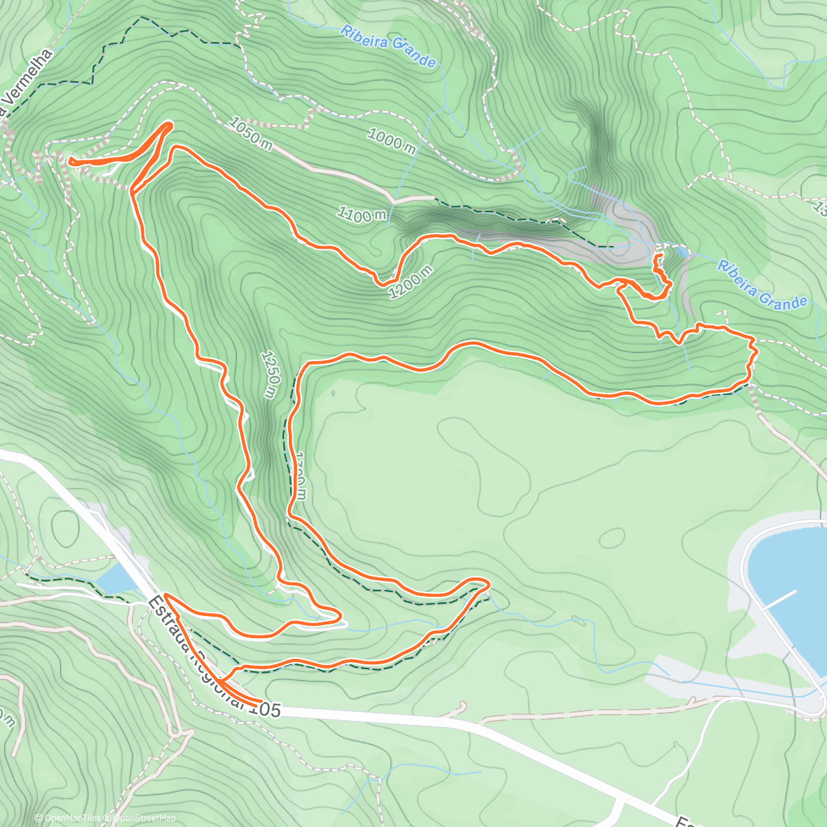 Map of the activity, Rabacal
