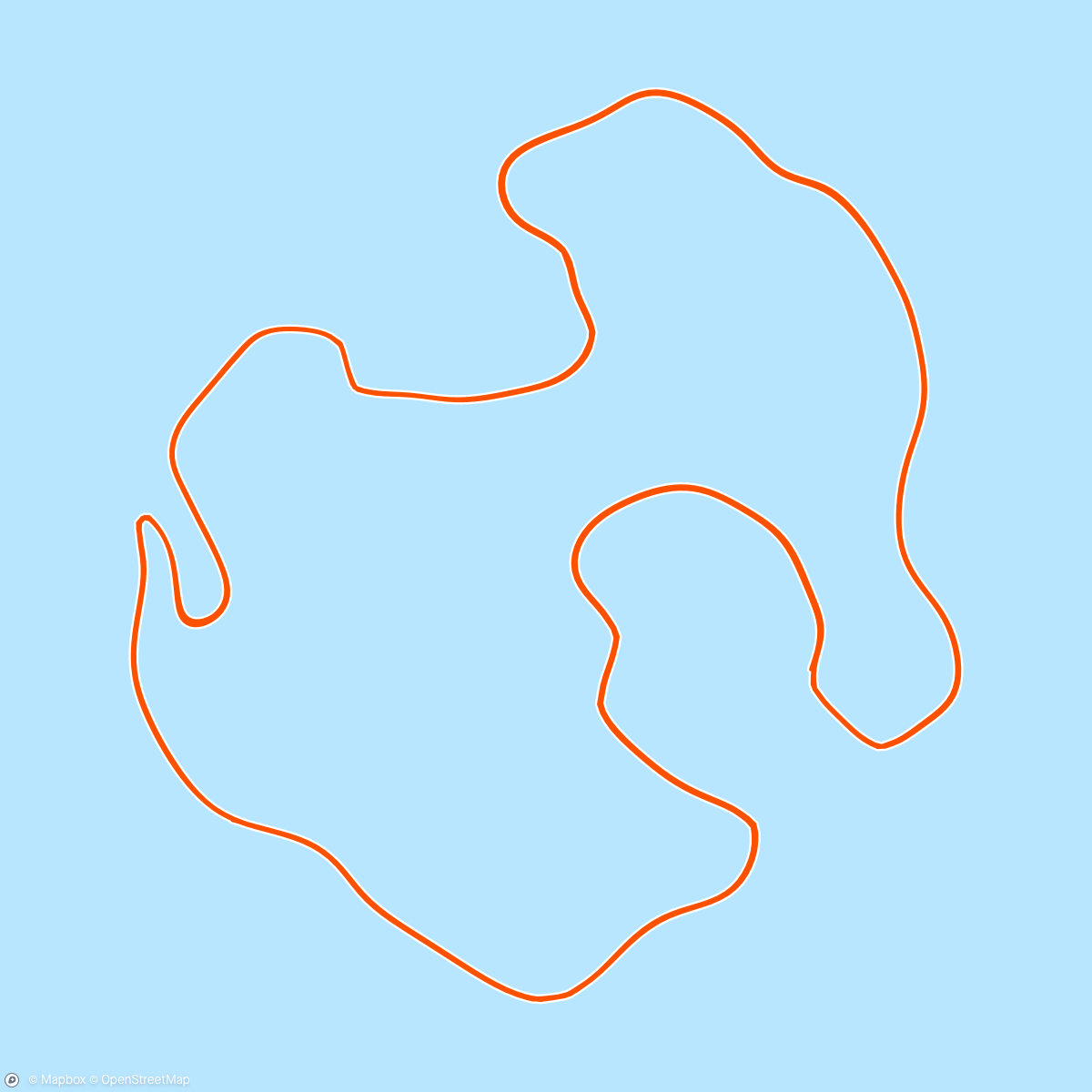 Карта физической активности (Zwift - Pacer Group Ride: Volcano Circuit in Watopia with Bernie)