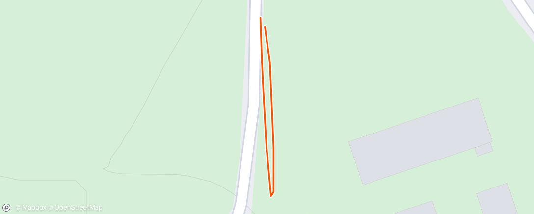 Map of the activity, Afternoon Run