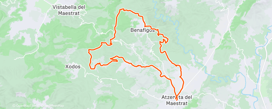 Карта физической активности (Morning Ride)