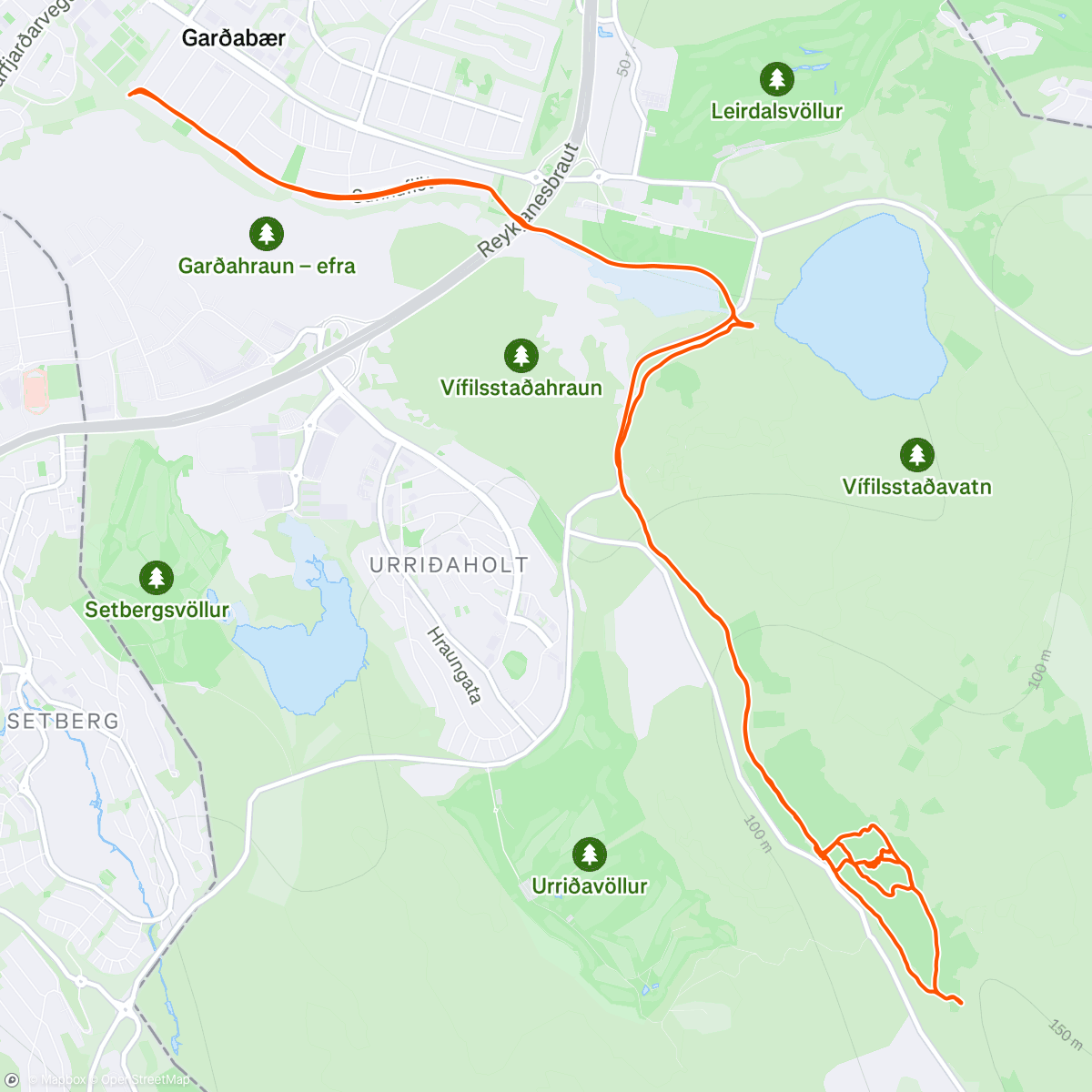 Map of the activity, Yap