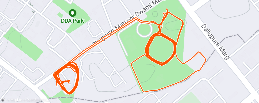 Mapa da atividade, Good Morning Run