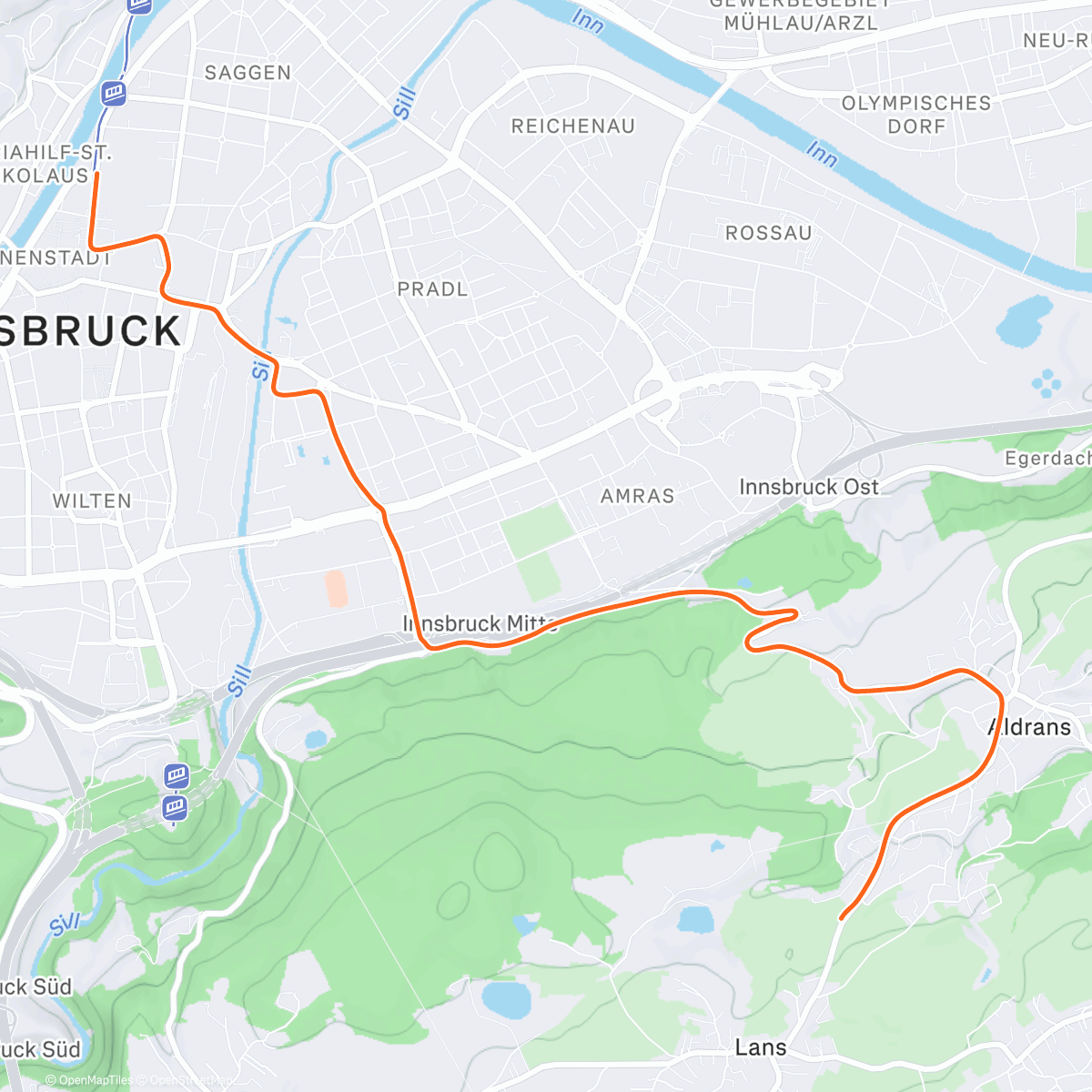 Map of the activity, Zwift - Anna van der Breggen - Road Race on Lutscher in Innsbruck