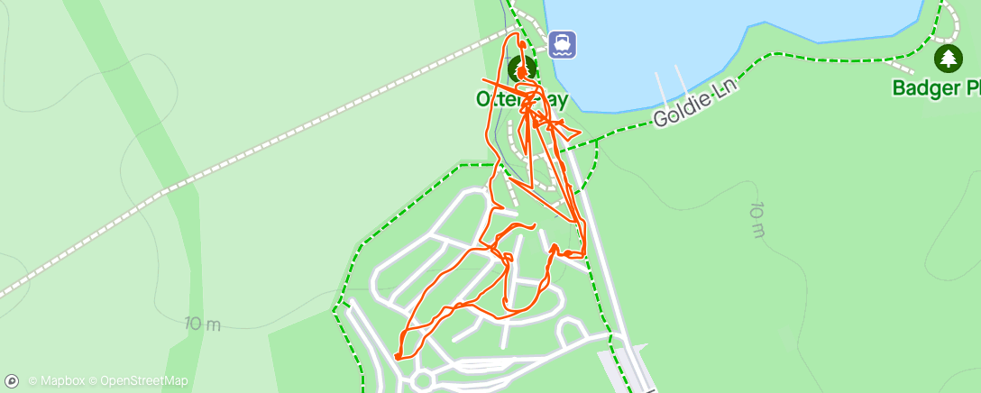 Map of the activity, Lunch Walk 🚶‍♂️