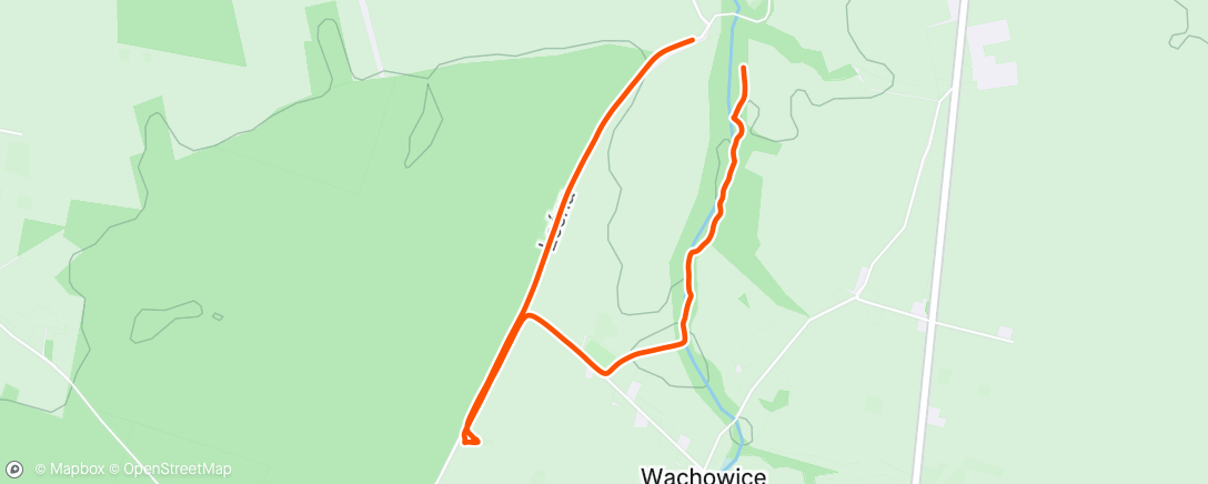 Map of the activity, Lunch Hike