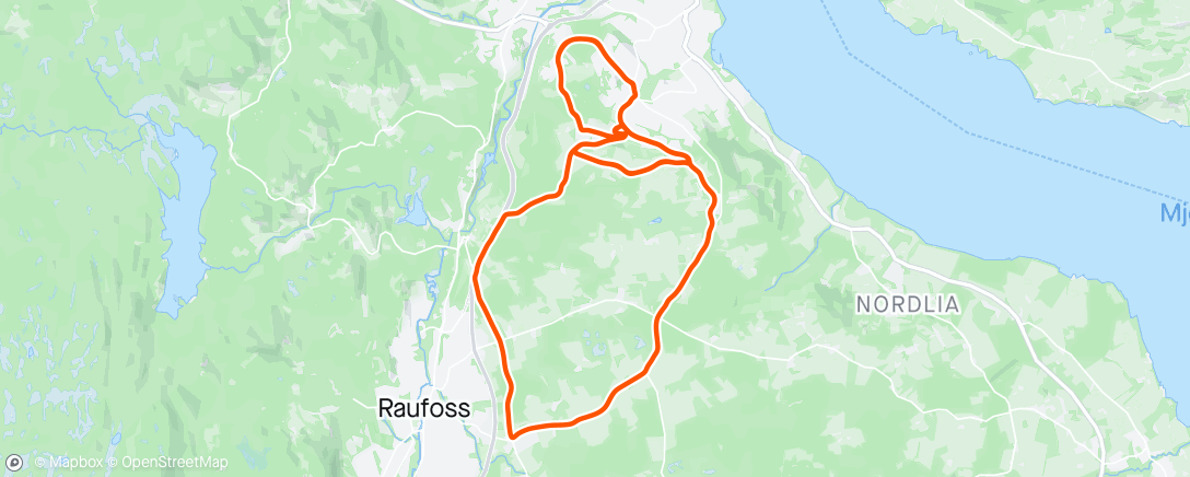 Map of the activity, Gravel