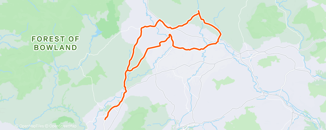 Map of the activity, Steady one