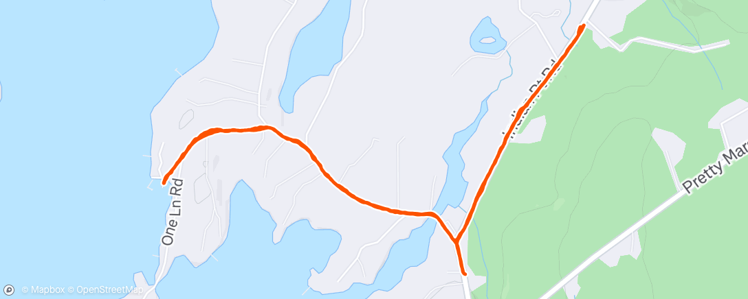 Map of the activity, neighborhood stroll