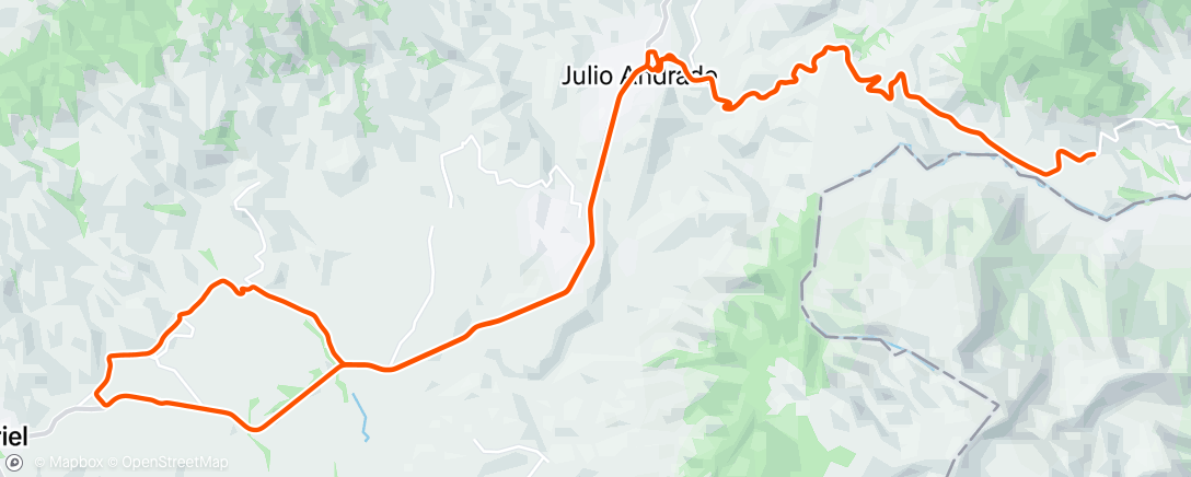 Mapa de la actividad, 2024-12-27Ride