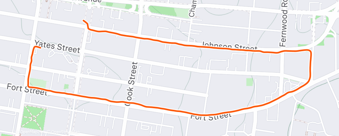 Map of the activity, Micro jog