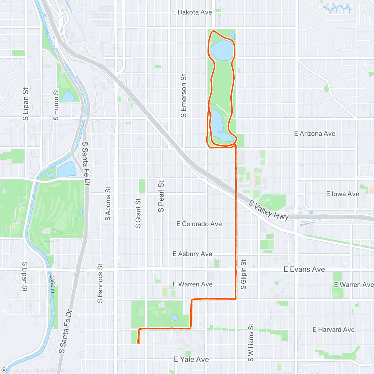 Map of the activity, Run club!
