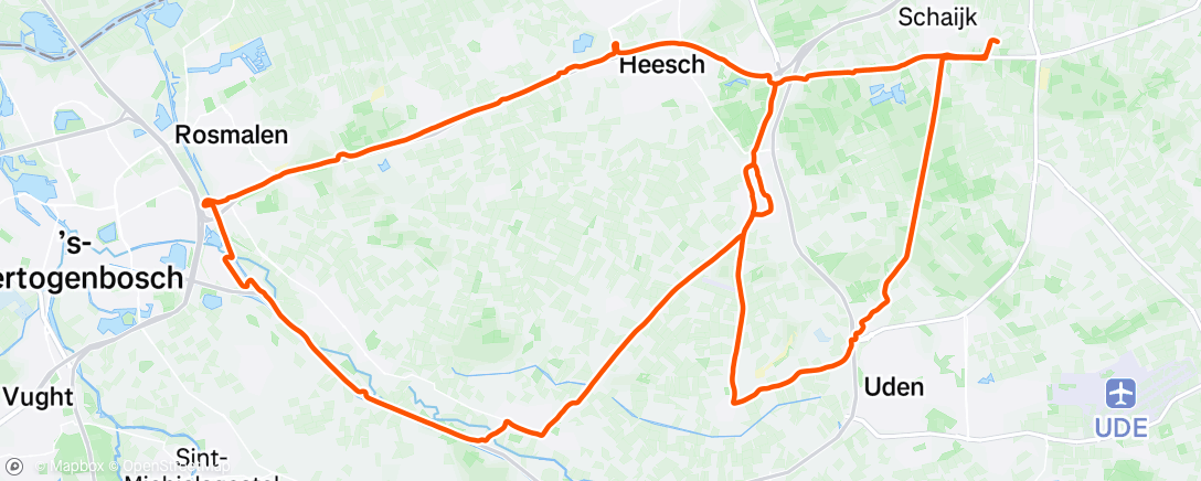 Map of the activity, Morning Ride