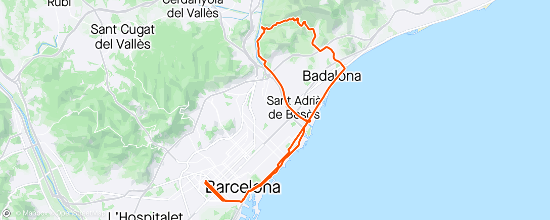 Map of the activity, Vallensana